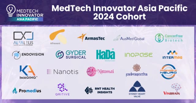 20 Startups Named to MedTech Innovator Asia Pacific Accelerator